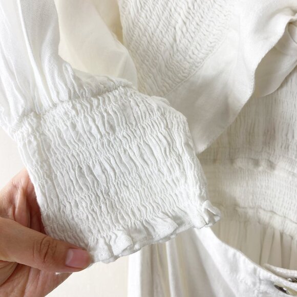 NWT Free People White Maxi Dress Size X-Small - Picture 8 of 14